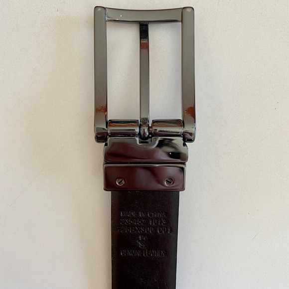 Genuine Leather Black Belt - Picture 2 of 4